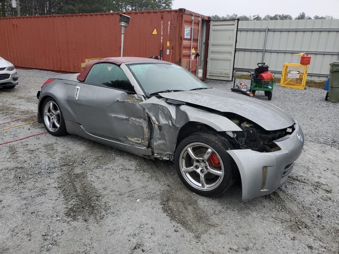2006 Nissan 350Z VIN JN1AZ36A26M480817 Copart auction photo, all over damage thumbnail 4