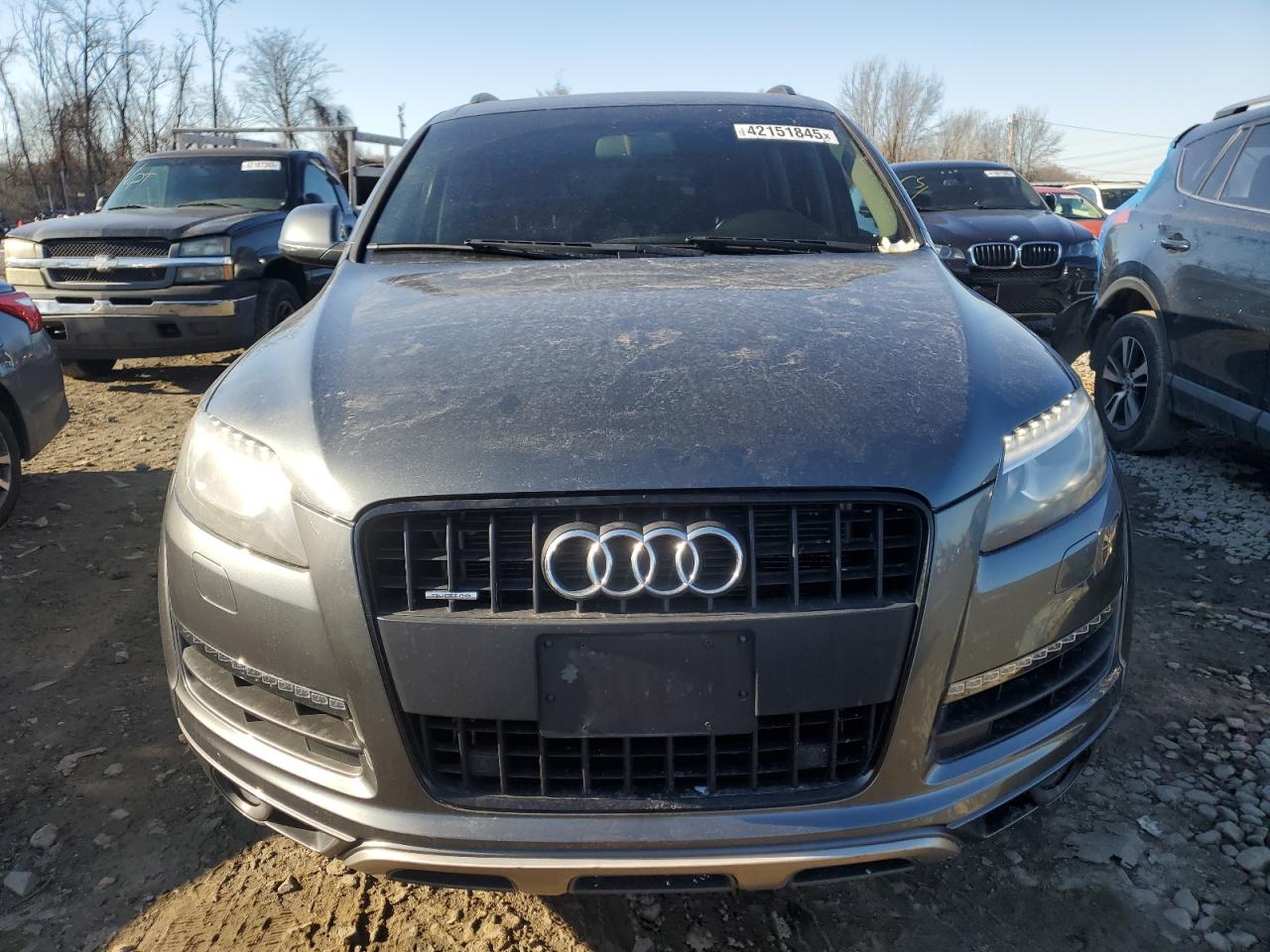 2014 Audi Q7 VIN WA1CGAFE5ED013189 Copart auction photo, side damage thumbnail 5