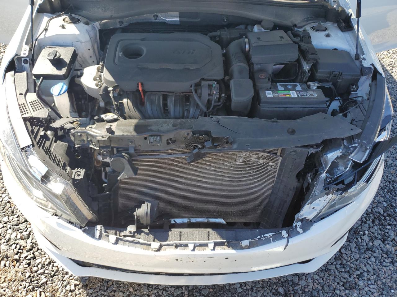 2020 KIA Optima VIN 5XXGT4L34LG434346 Copart auction photo, front end damage thumbnail 11