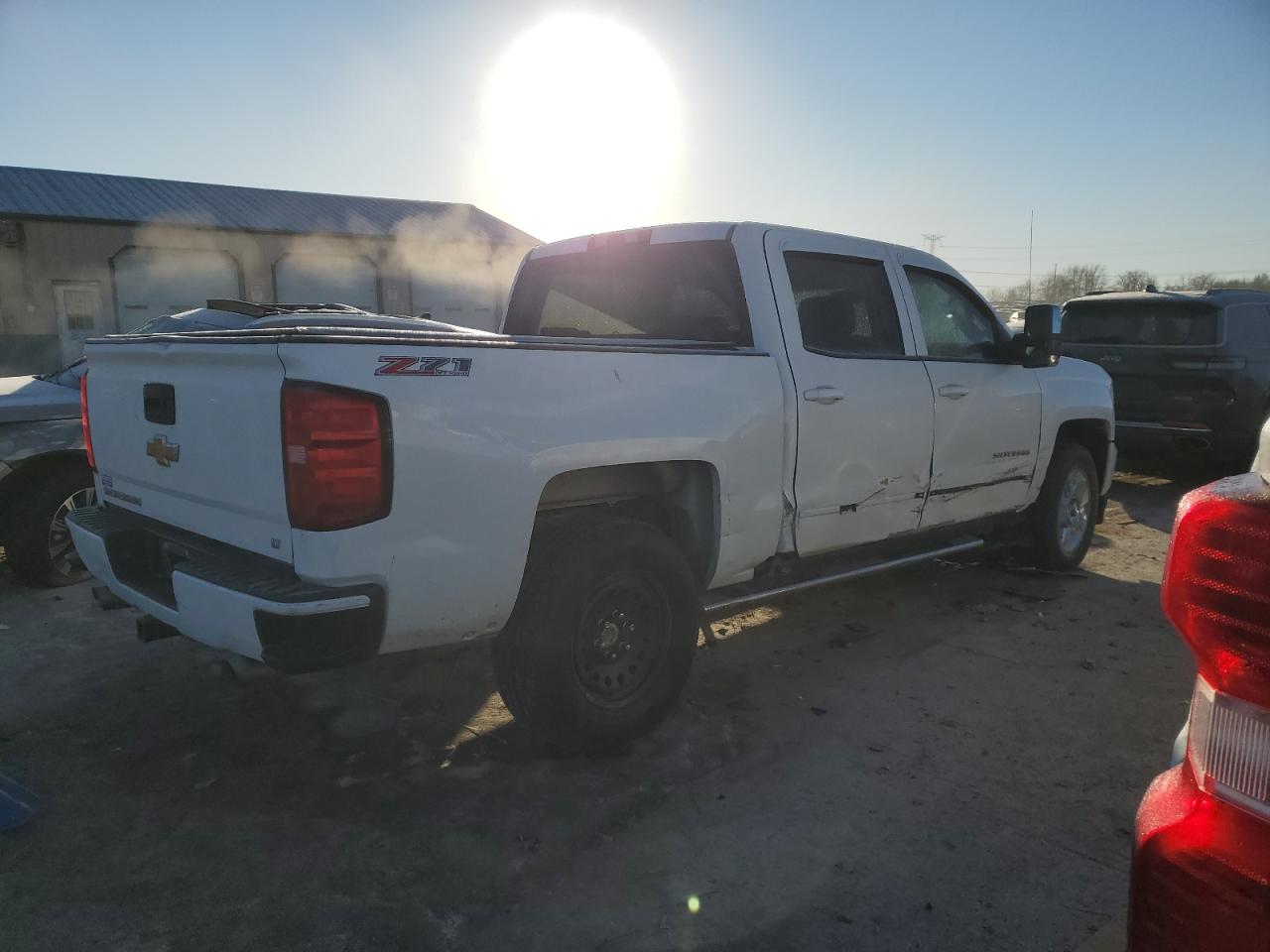 2017 Chevrolet Silverado VIN 3GCUKREC9HG105369 Copart auction photo, front end damage thumbnail 3
