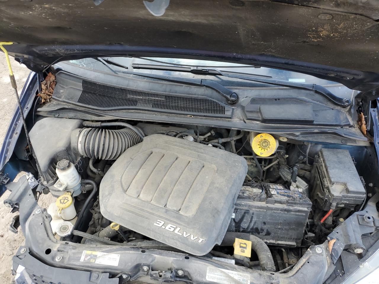 2017 Dodge Caravan VIN 2C4RDGBG8HR682867 Copart auction photo, side / front end damage thumbnail 13