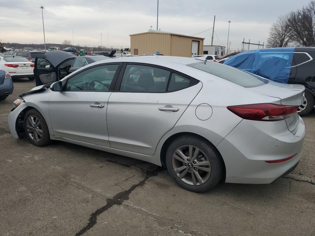 2018 Hyundai Elantra VIN KMHD84LF4JU505417 Copart auction photo, frame damage / front end damage thumbnail 2