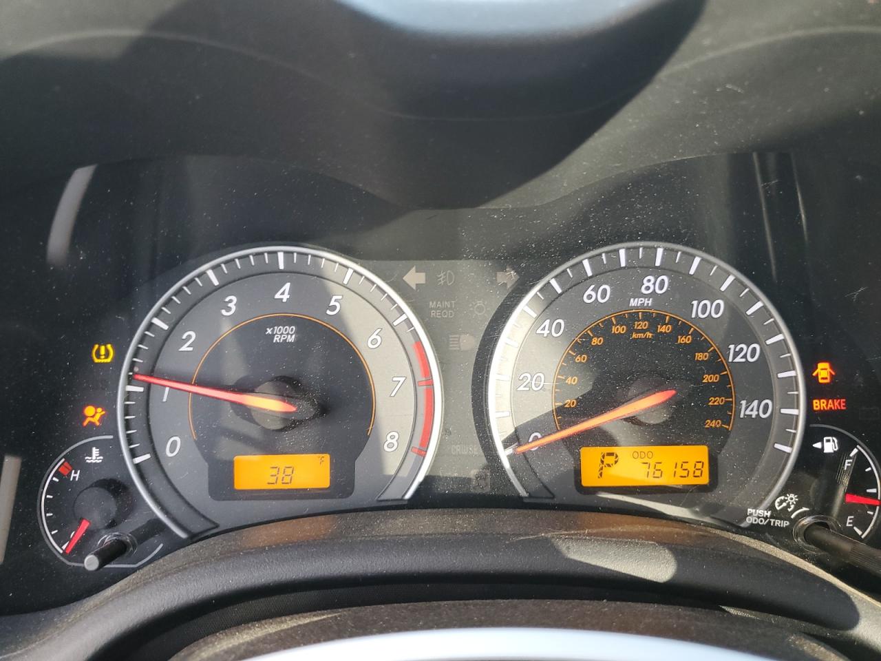 2010 Toyota Corolla VIN 2T1BU4EE1AC421189 Copart auction photo, all over damage thumbnail 9