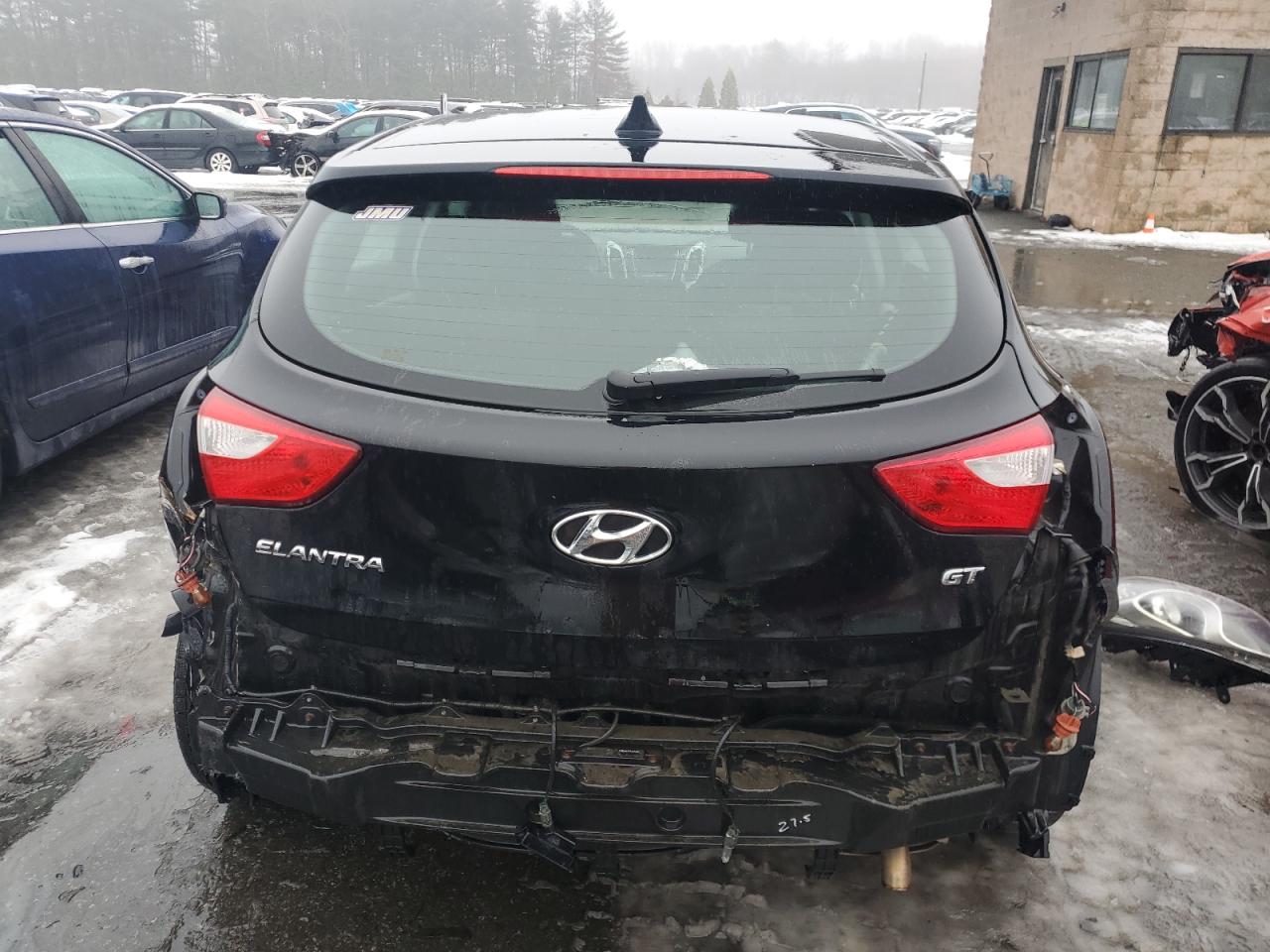 2013 Hyundai Elantra VIN KMHD35LE0DU091021 Copart auction photo, front end / side damage thumbnail 6
