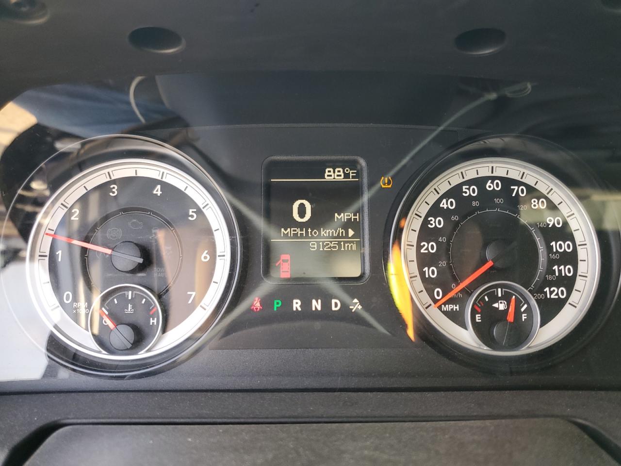 2014 RAM 1500 VIN 1C6RR6FG9ES353795 Copart auction photo, mechanical damage thumbnail 9