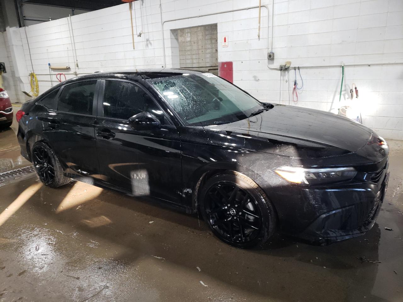 2024 Honda Civic VIN 2HGFE2F56RH537654 Copart auction photo, rear end / side damage thumbnail 4