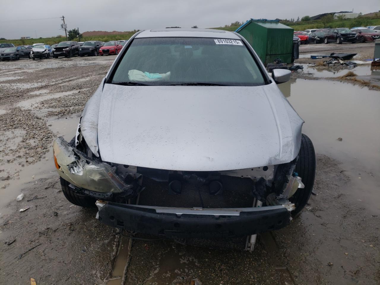 2011 Honda Accord VIN 1HGCP2F86BA086950 Copart auction photo, front end / side damage thumbnail 5