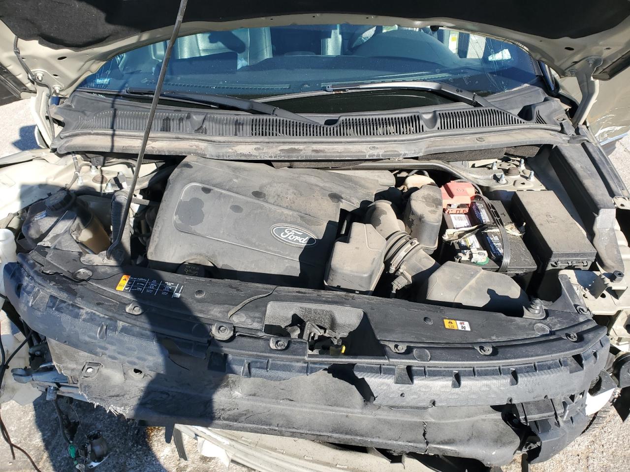 2013 Ford Explorer VIN 1FM5K8F81DGB53121 Copart auction photo, front end / side damage thumbnail 13