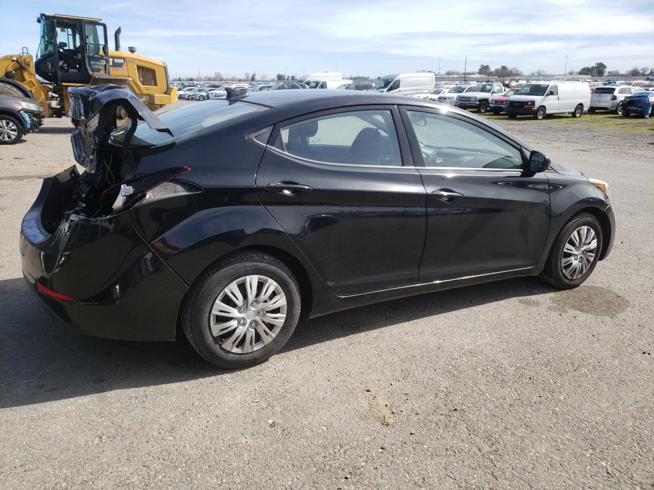 2016 Hyundai Elantra VIN 5NPDH4AE8GH750819 Copart auction photo, rear end damage thumbnail 3
