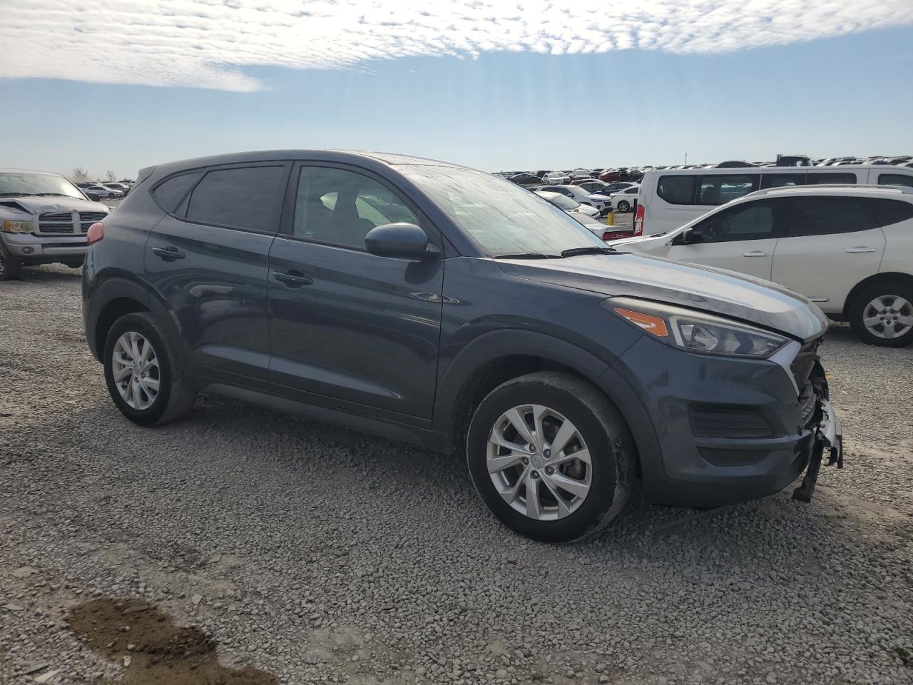 2019 Hyundai Tucson VIN KM8J2CA44KU881407 Copart auction photo, front end damage thumbnail 4