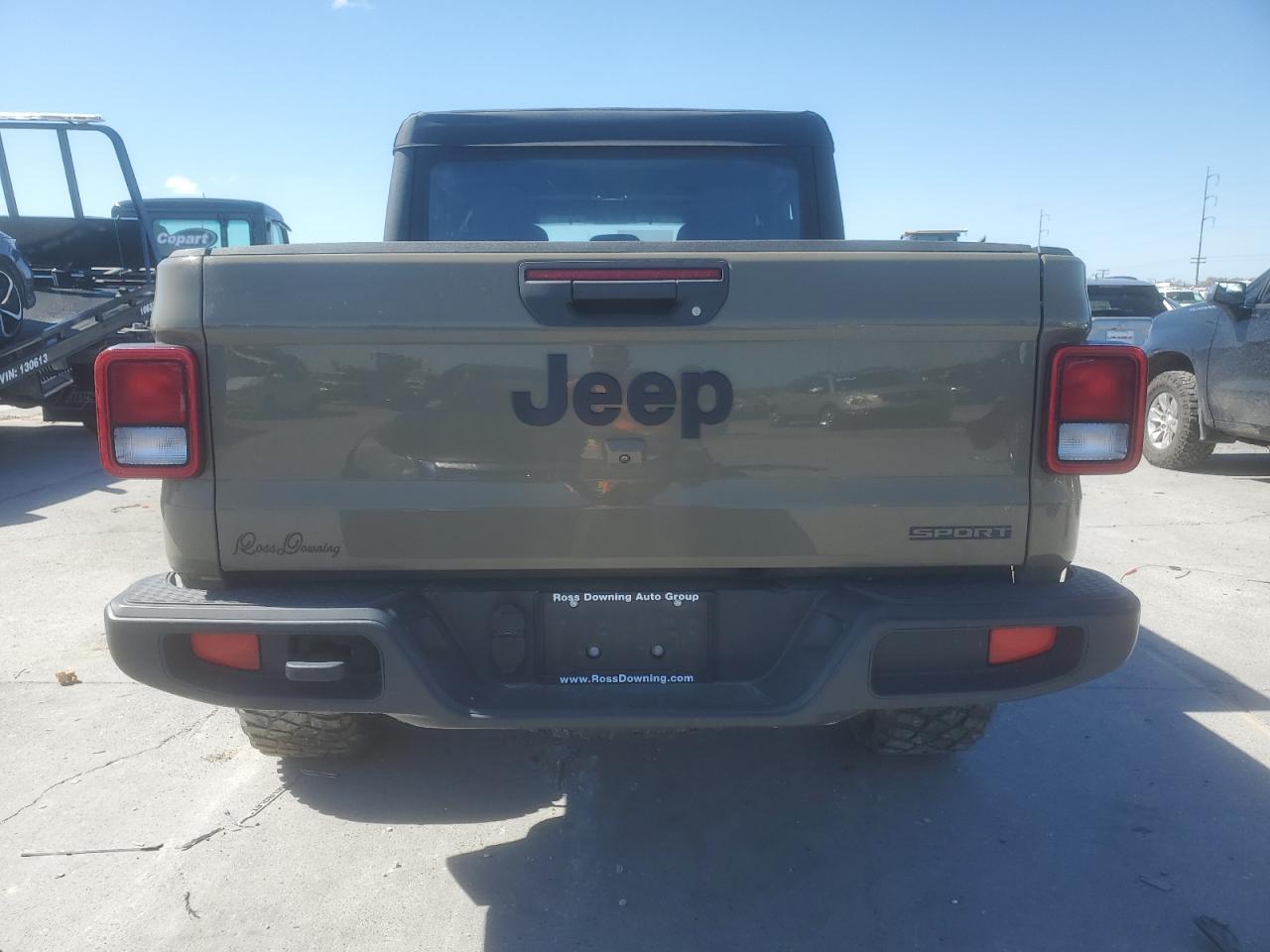 2020 Jeep Gladiator VIN 1C6HJTAG9LL165858 Copart auction photo, frame damage damage thumbnail 6
