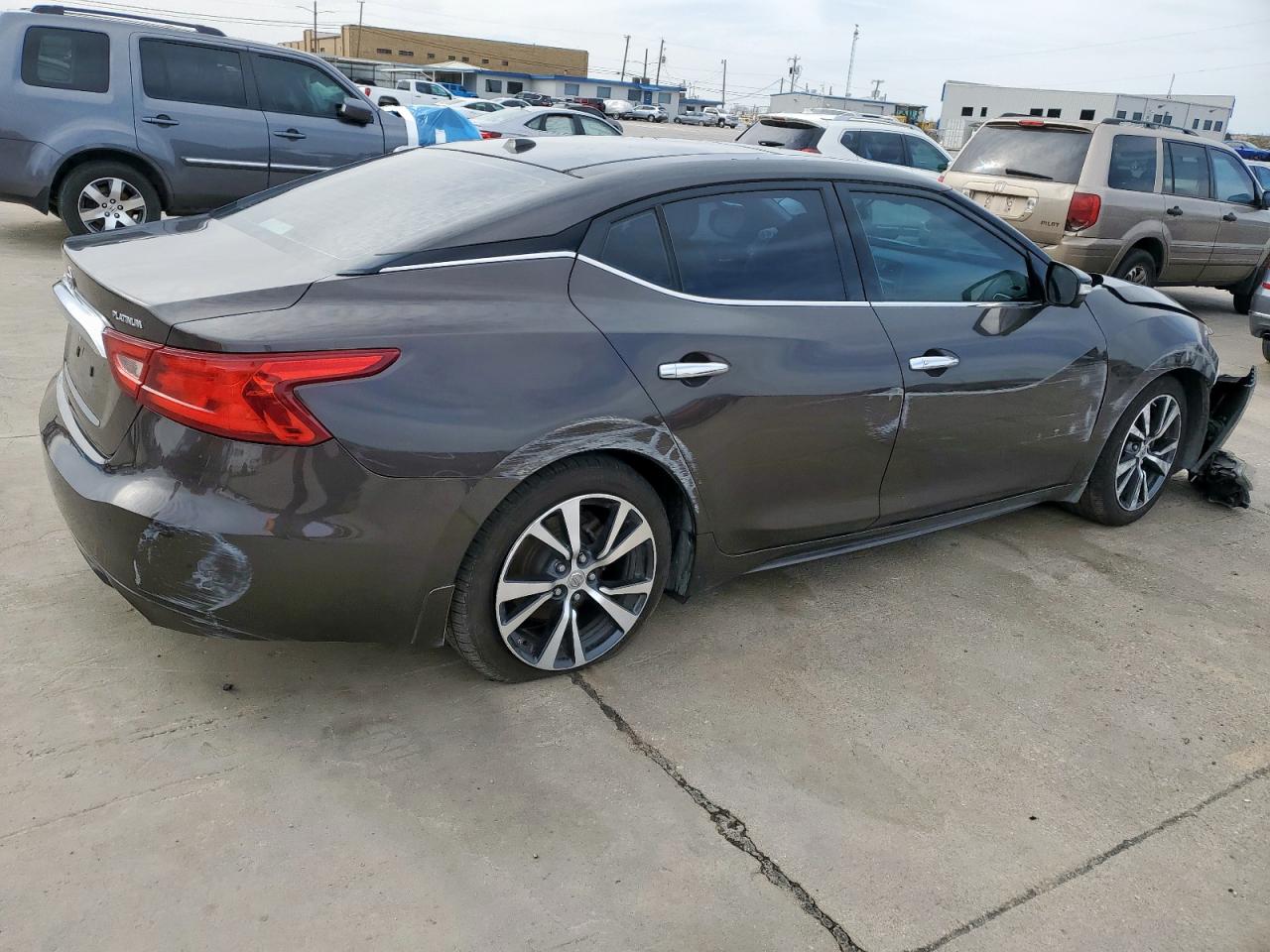 2016 Nissan Maxima VIN 1N4AA6AP2GC431146 Copart auction photo, front end / rear end damage thumbnail 3