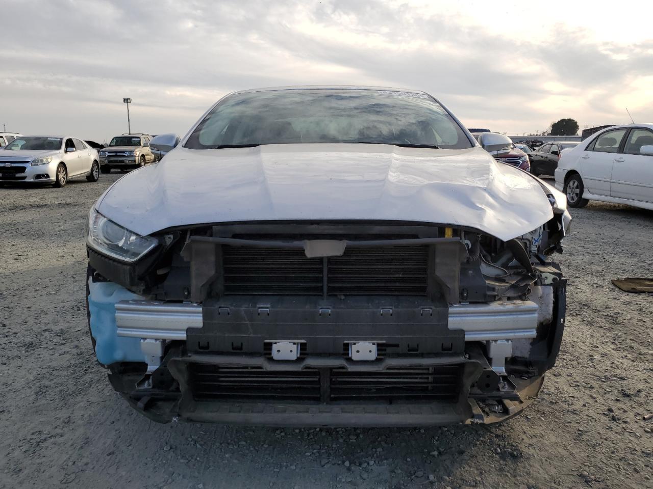 2016 Ford Fusion VIN 3FA6P0K9XGR233272 Copart auction photo, front end / side damage thumbnail 5