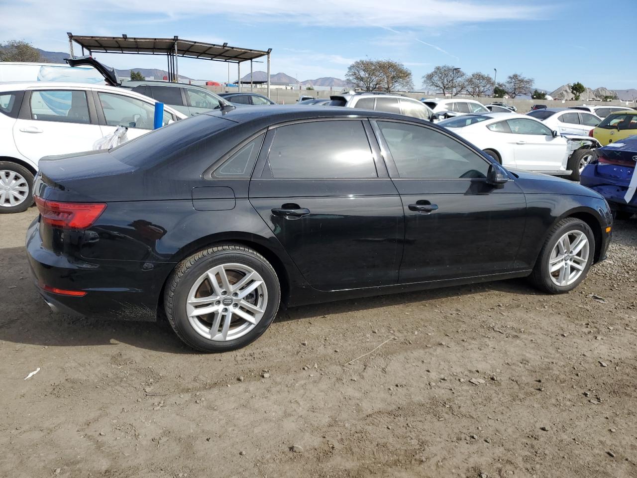 2017 Audi A4 VIN WAUGNAF45HN039923 Copart auction photo, side damage thumbnail 3
