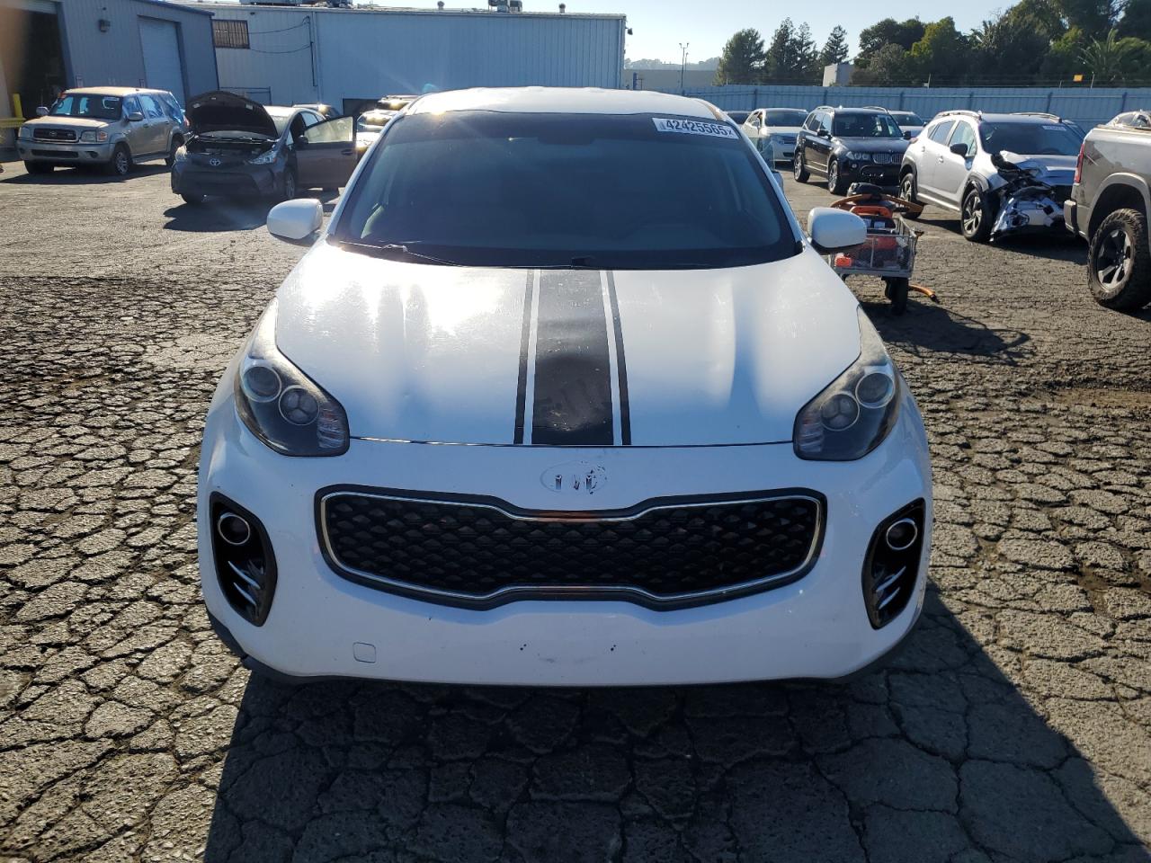 2018 KIA Sportage VIN KNDPMCAC3J7310875 Copart auction photo, vandalism damage thumbnail 5