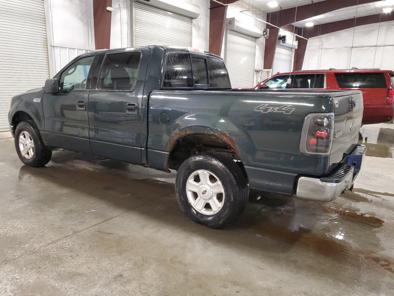 2004 Ford F-150 VIN 1FTRW14W74KB54743 Copart auction photo, front end / hail damage thumbnail 2