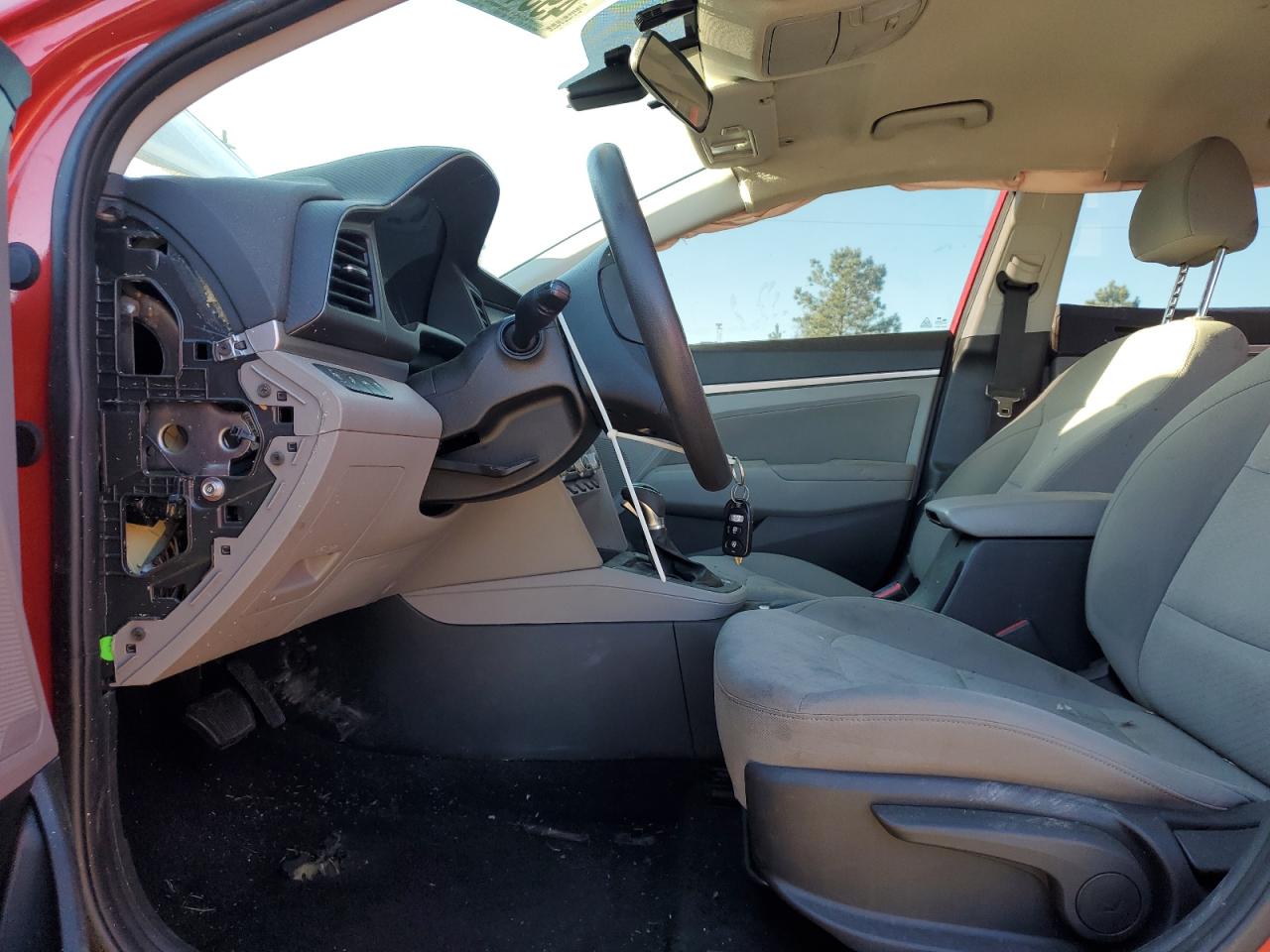 2020 Hyundai Elantra VIN 5NPD84LFXLH631427 Copart auction photo, side damage thumbnail 7