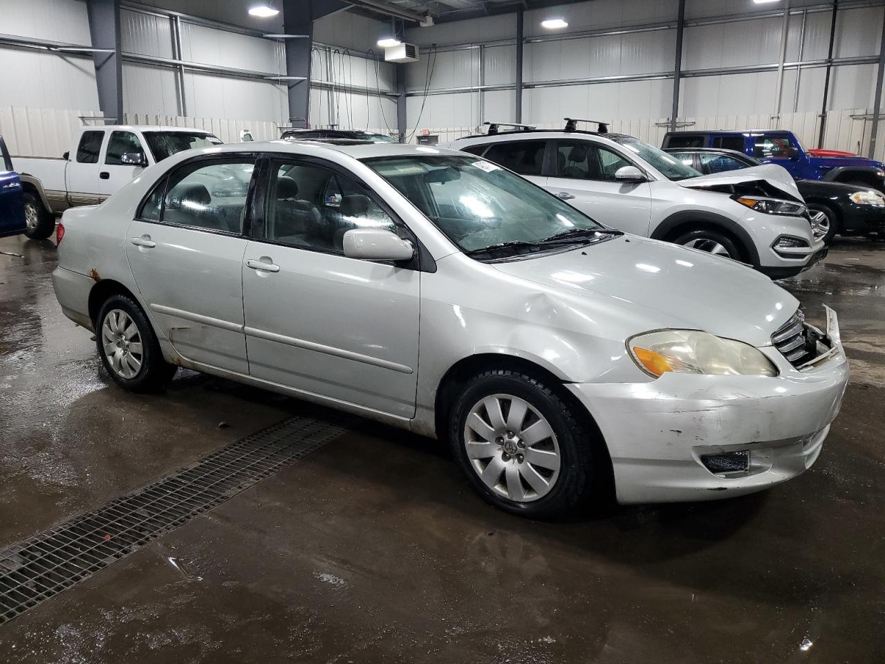 2003 Toyota Corolla VIN 2T1BR32E23C087337 Copart auction photo, front end damage thumbnail 4
