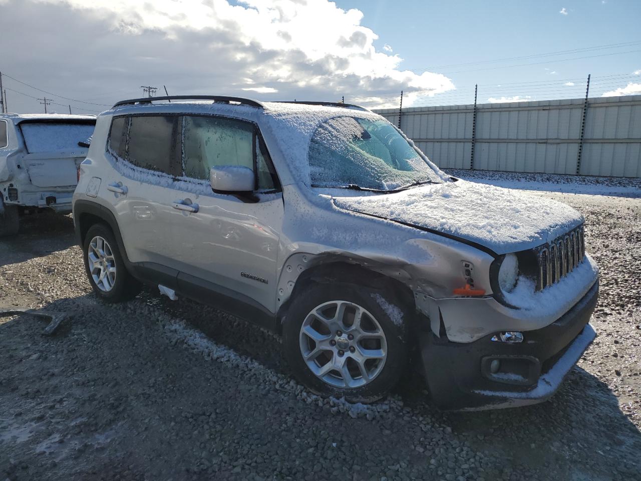 2017 Jeep Renegade VIN ZACCJABB9HPE91284 Copart auction photo, side damage thumbnail 3