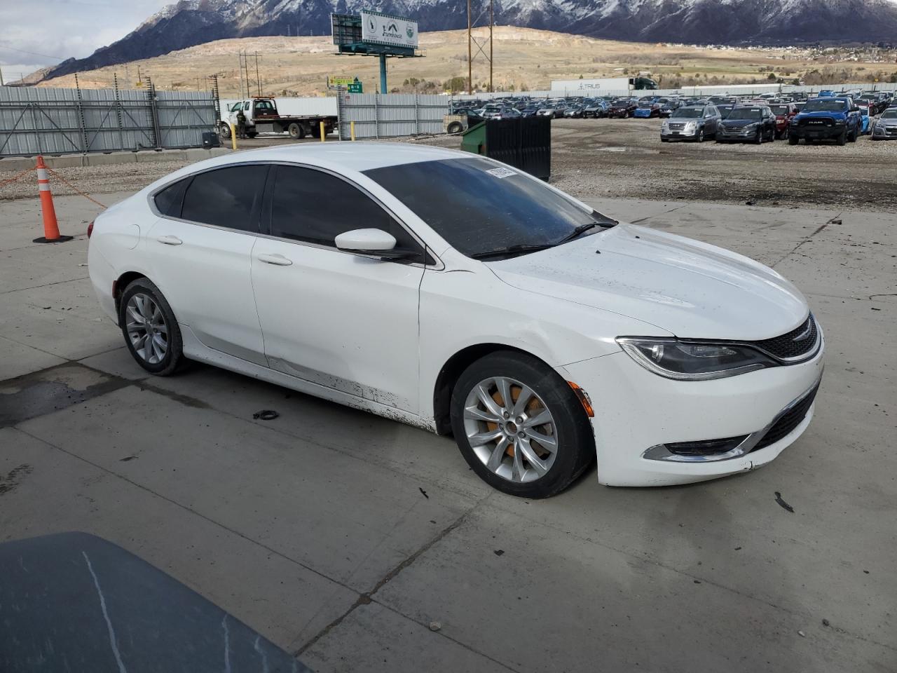 2016 Chrysler 200 VIN 1C3CCCAG2GN161937 Copart auction photo, side damage thumbnail 4