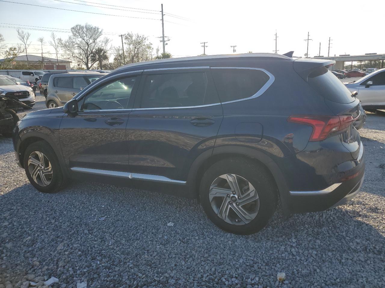 2021 Hyundai Santa Fe VIN 5NMS24AJ3MH333705 Copart auction photo, front end damage thumbnail 2