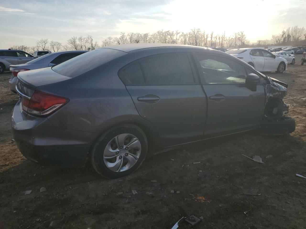 2015 Honda Civic VIN 19XFB2F51FE283690 Copart auction photo, undercarriage / front end damage thumbnail 3