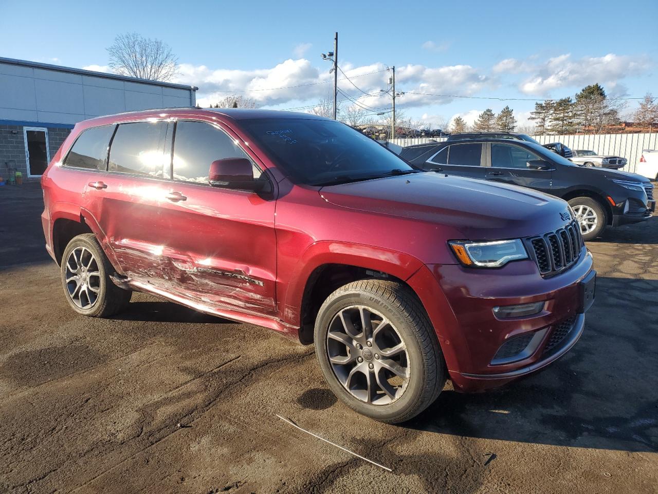 2020 Jeep Grand Cherokee VIN 1C4RJFCG5LC336570 Copart auction photo, side damage thumbnail 4