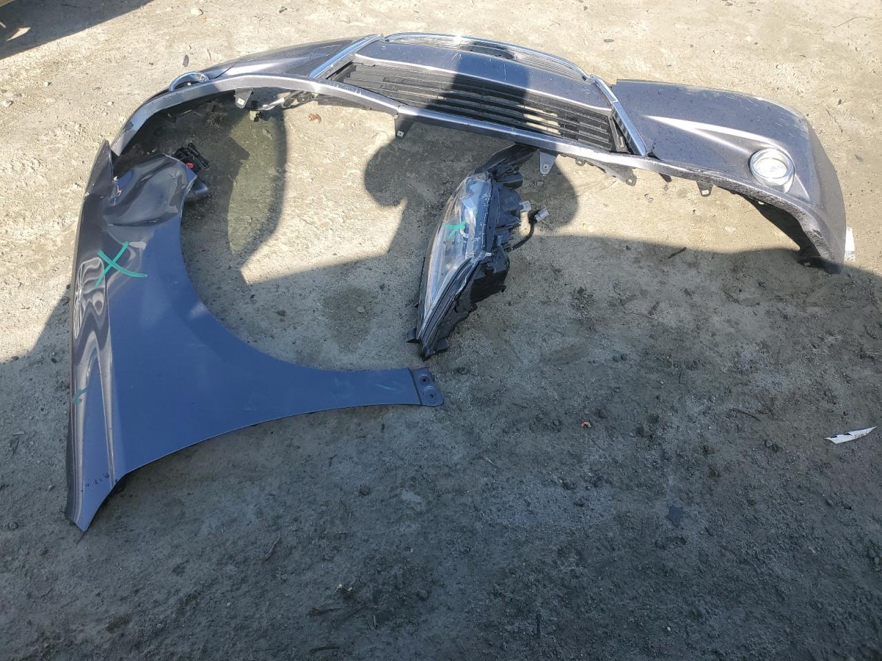 2015 Lexus ES VIN JTHBK1GG9F2166587 Copart auction photo, front end damage thumbnail 12
