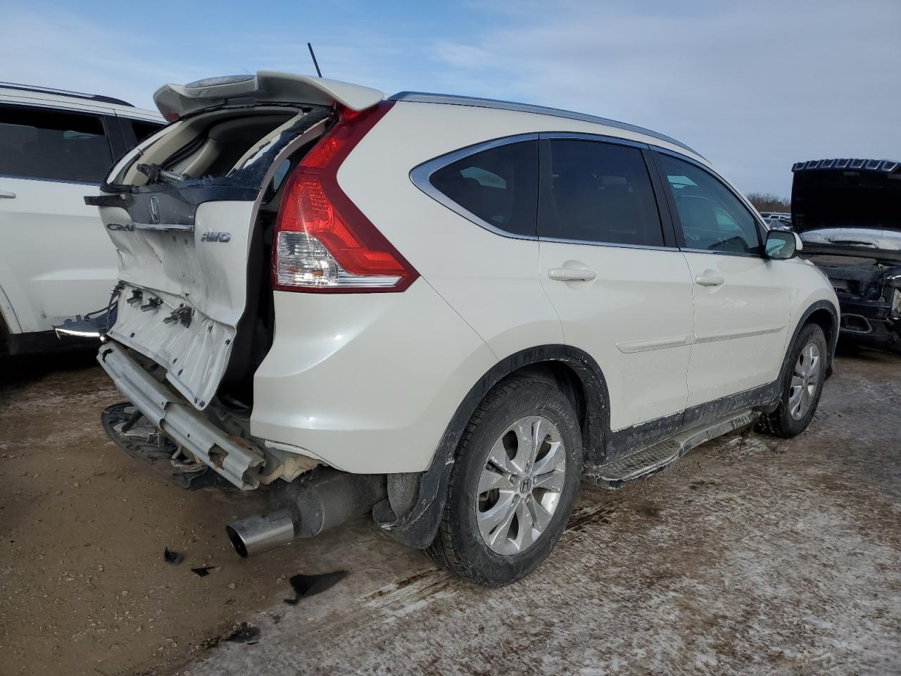 2014 Honda CR-V VIN 5J6RM4H78EL103509 Copart auction photo, rear end damage thumbnail 3