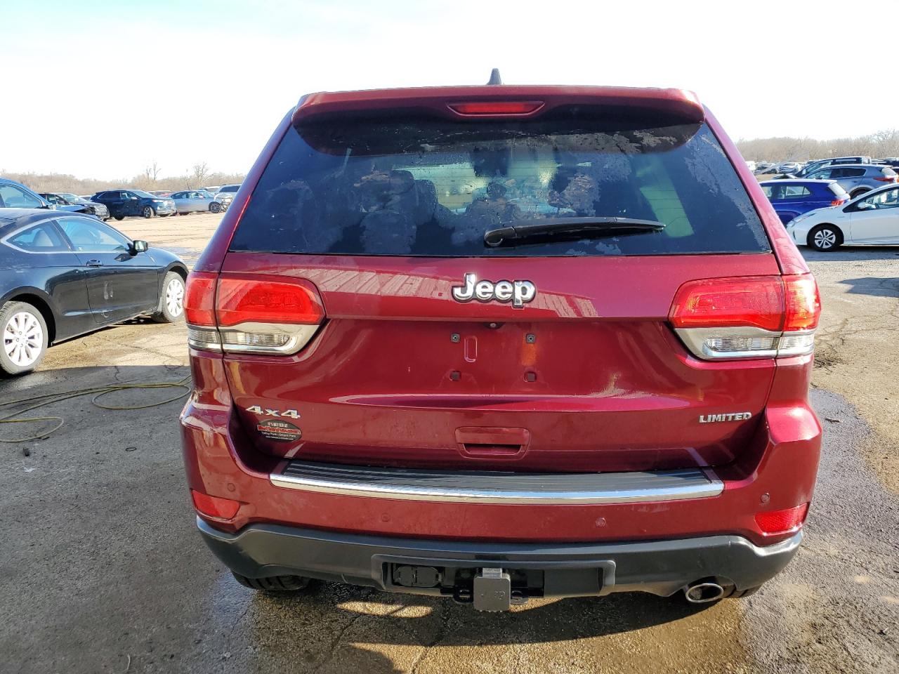 2016 Jeep Grand Cherokee VIN 1C4RJFBG8GC496630 Copart auction photo, front end damage thumbnail 6