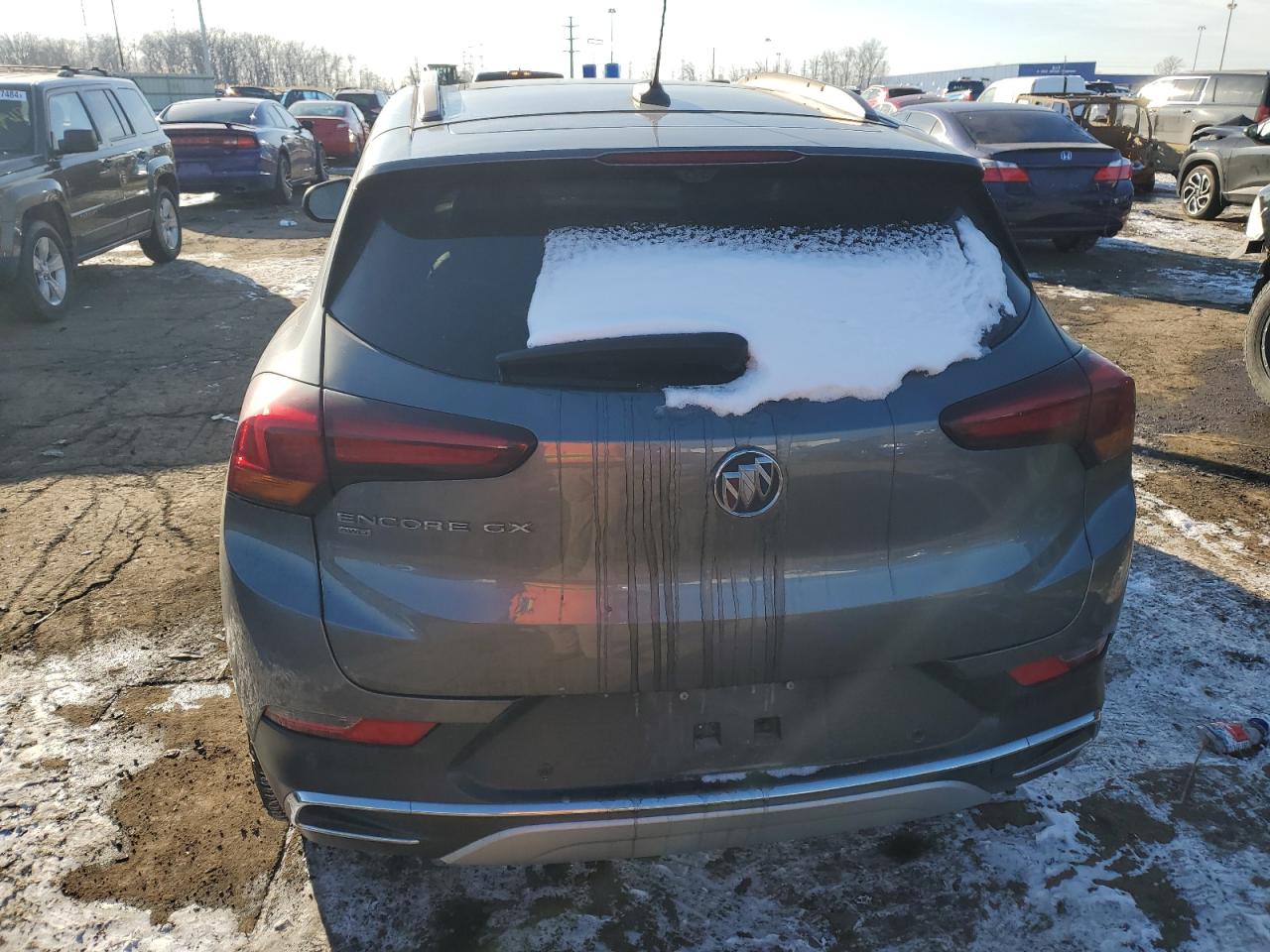 2021 Buick Encore VIN KL4MMGSL6MB111761 Copart auction photo, burn damage thumbnail 6