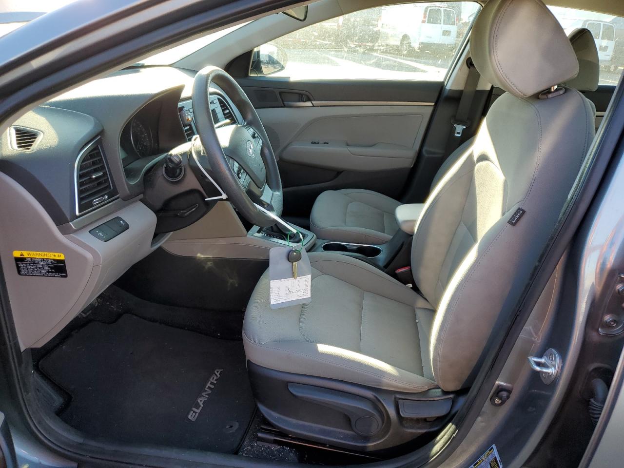 2018 Hyundai Elantra VIN KMHD74LF9JU453480 Copart auction photo, front end damage thumbnail 7