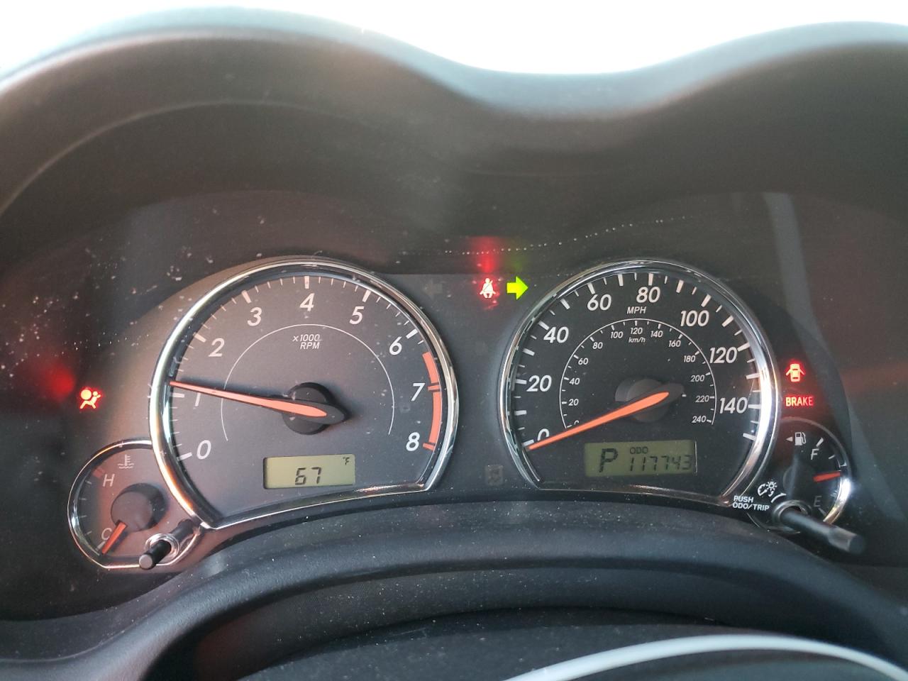 2012 Toyota Corolla VIN 2T1BU4EE0CC873377 Copart auction photo, mechanical damage thumbnail 9