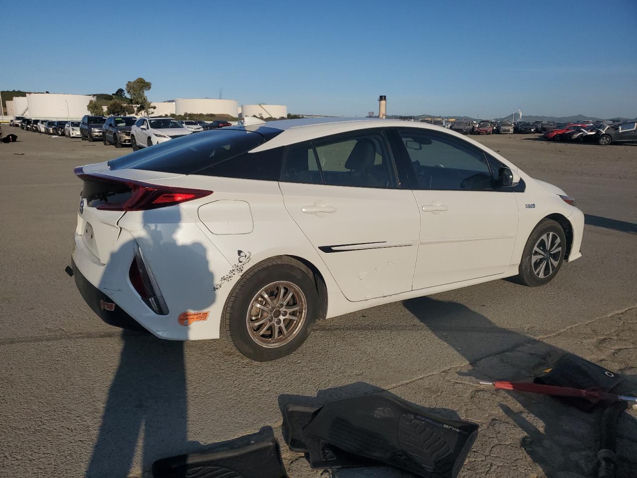 2019 Toyota Prius VIN JTDKARFP3K3115725 Copart auction photo, front end damage thumbnail 3