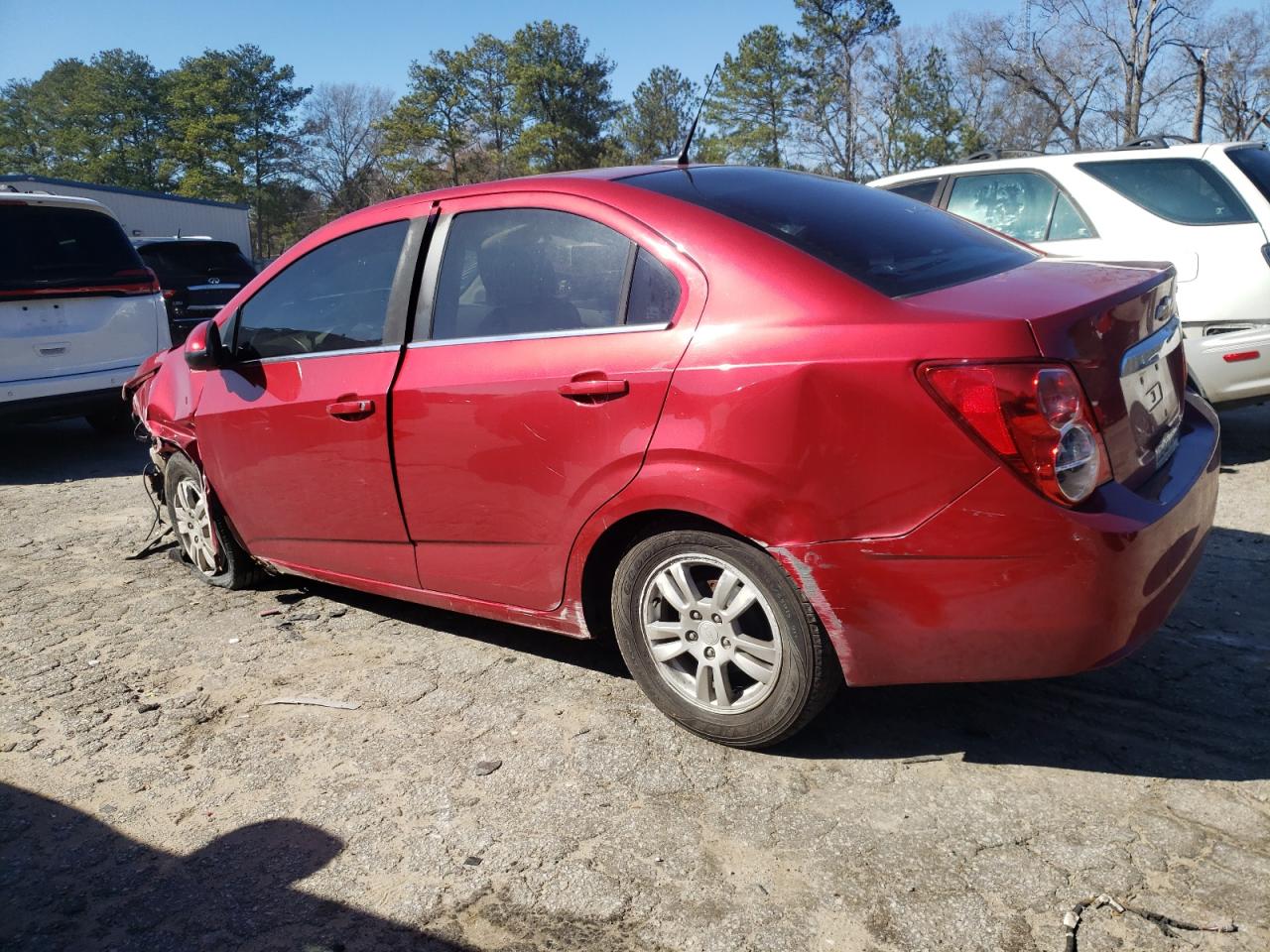 2013 Chevrolet Sonic VIN 1G1JC5SH7D4104746 Copart auction photo, all over damage thumbnail 2