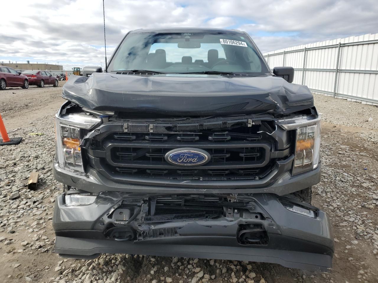 2021 Ford F-150 VIN 1FTEW1EP1MKE87039 Copart auction photo, front end / rear end damage thumbnail 5