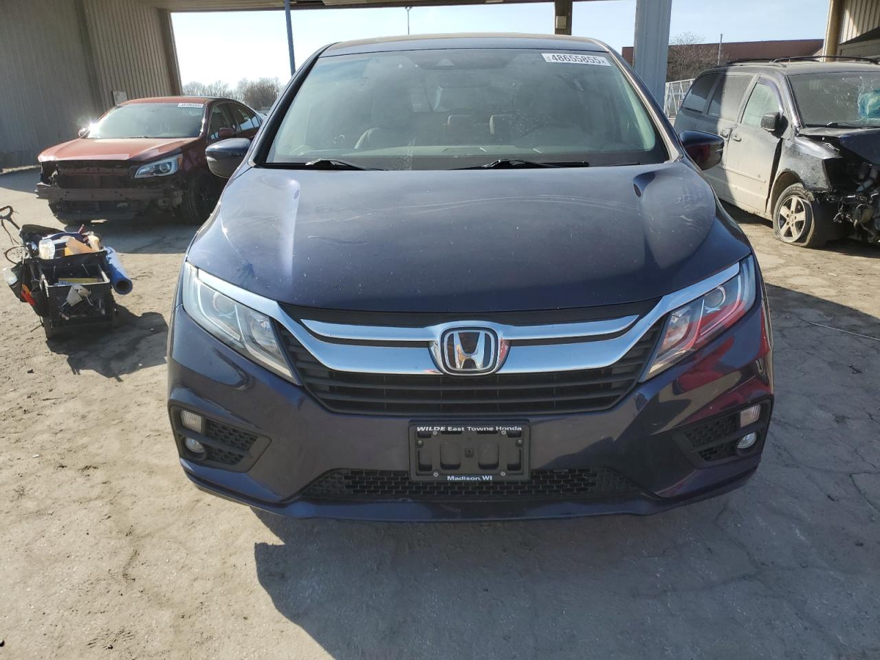 2019 Honda Odyssey VIN 5FNRL6H76KB009213 Copart auction photo, rear end damage thumbnail 5