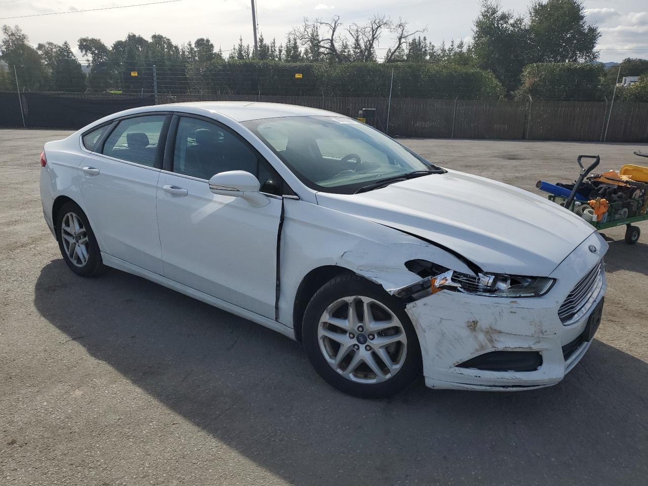 2014 Ford Fusion VIN 3FA6P0H79ER269084 Copart auction photo, front end / side damage thumbnail 4