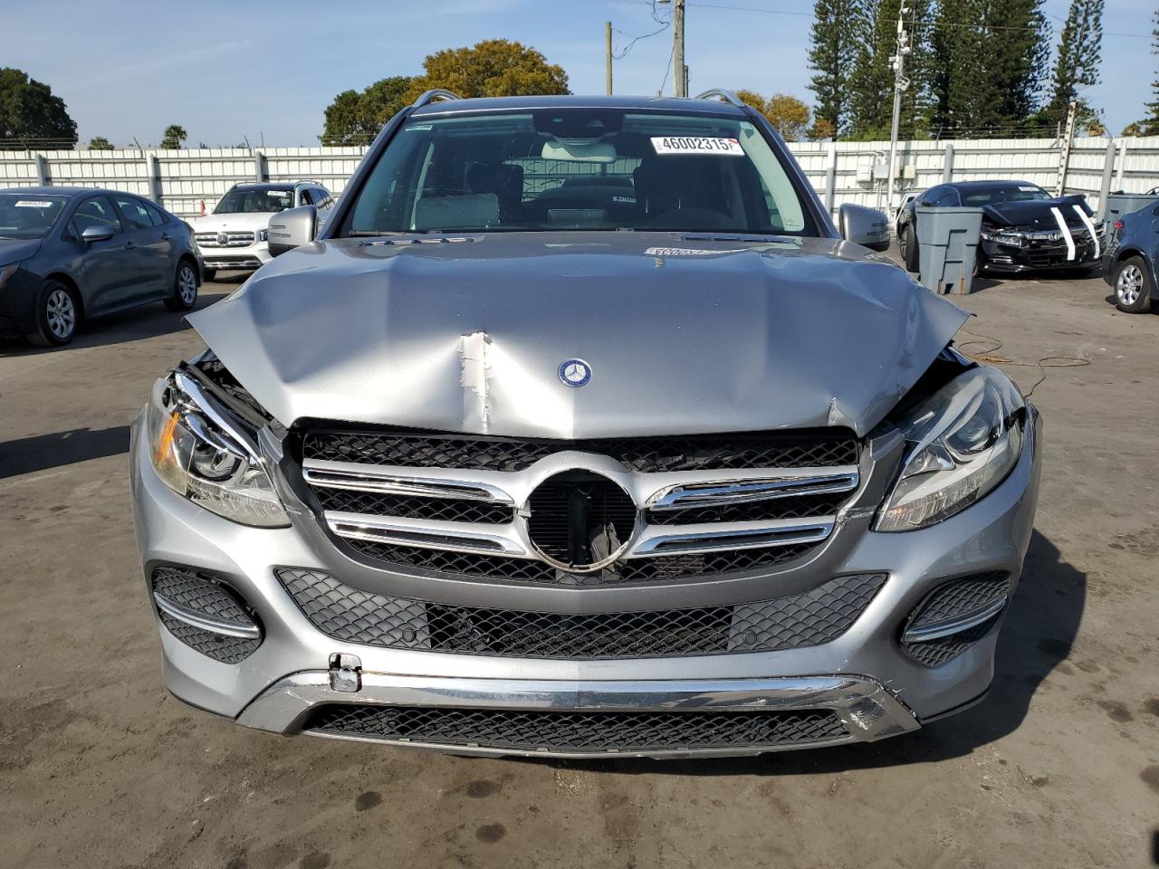2016 Mercedes-Benz GLE VIN 4JGDA5JB9GA712311 Copart auction photo, front end damage thumbnail 5
