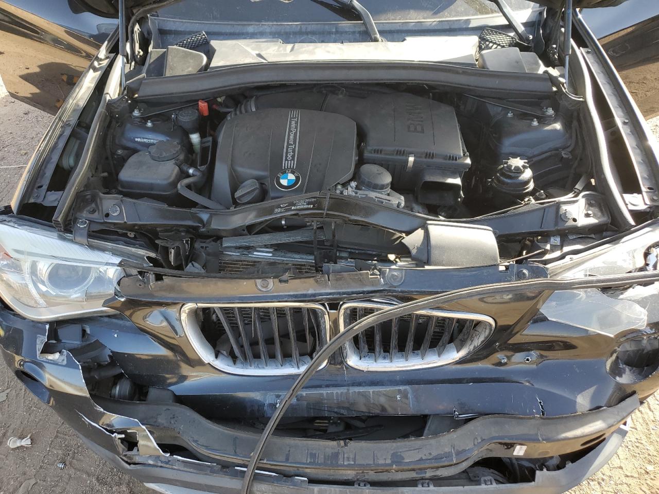 2014 BMW X1 VIN WBAVM5C53EVV92791 Copart auction photo, front end / rear end damage thumbnail 12