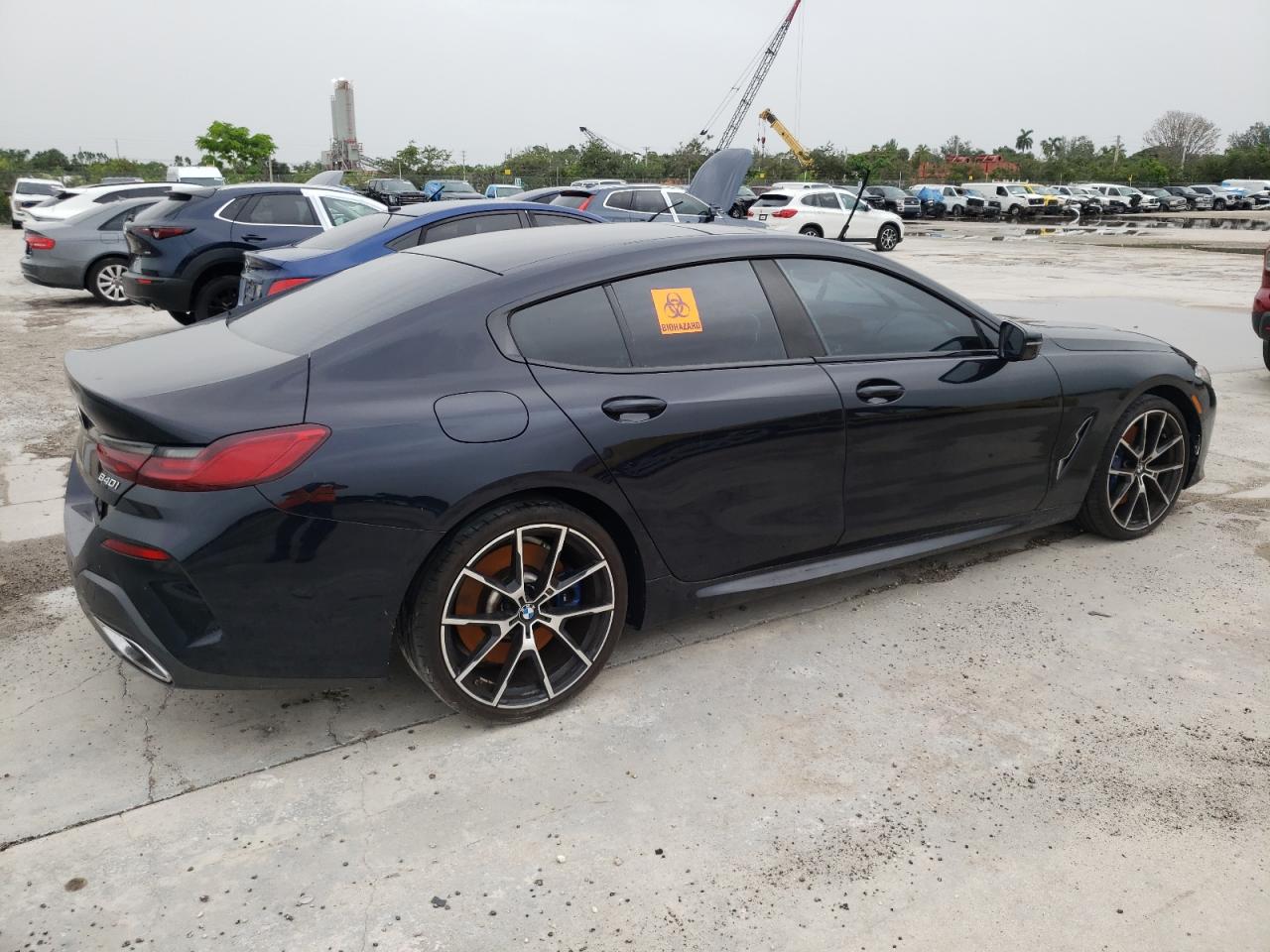 2022 BMW 8er VIN WBAGV2C07NCH63534 Copart auction photo, water/flood / minor dent/scratches damage thumbnail 3