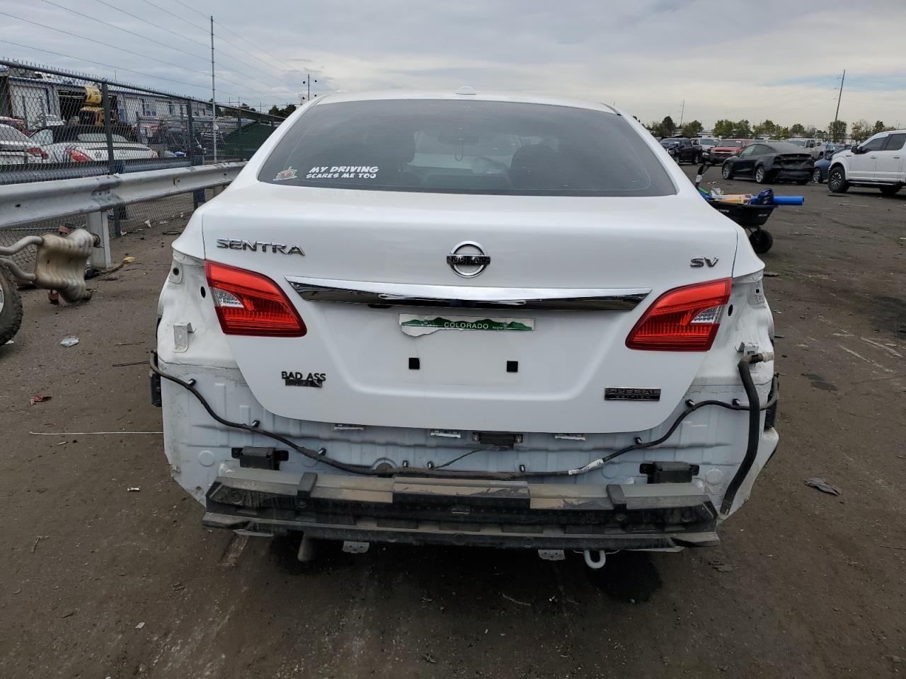 2019 Nissan Sentra VIN 3N1AB7AP1KY446981 Copart auction photo, all over damage thumbnail 6