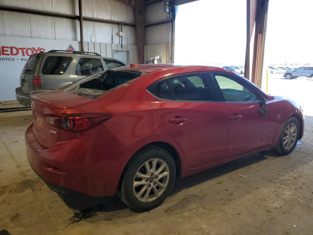 2015 Mazda 3 VIN 3MZBM1V79FM127521 Copart auction photo, all over damage thumbnail 3