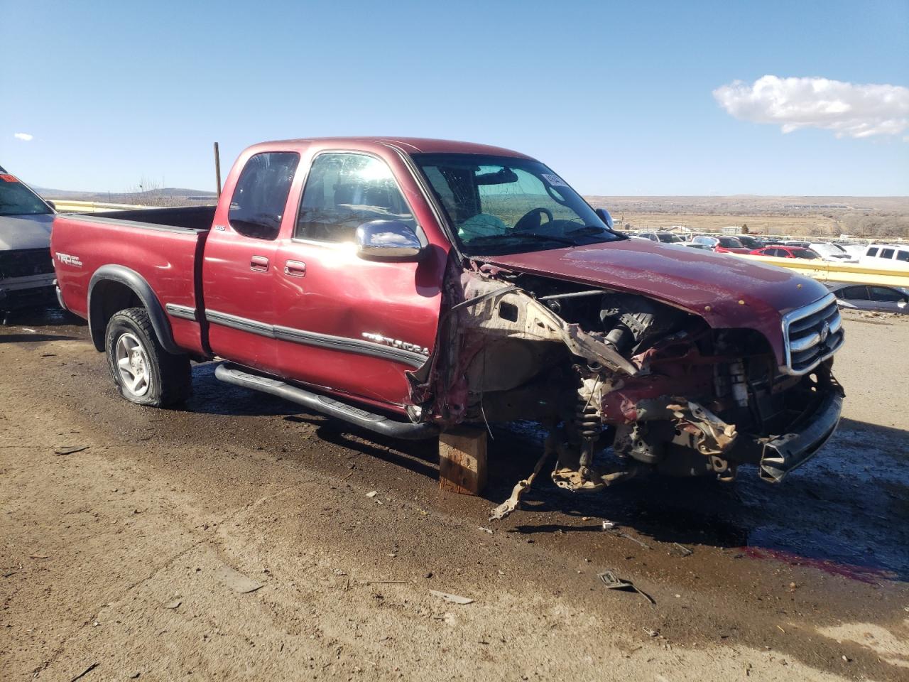 2001 Toyota Tundra VIN 5TBBT44101S127803 Copart auction photo, all over damage thumbnail 4