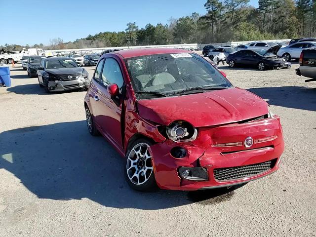 2013 Fiat 500 VIN 3C3CFFBR5DT739663 Copart auction photo, front end / side damage thumbnail 11