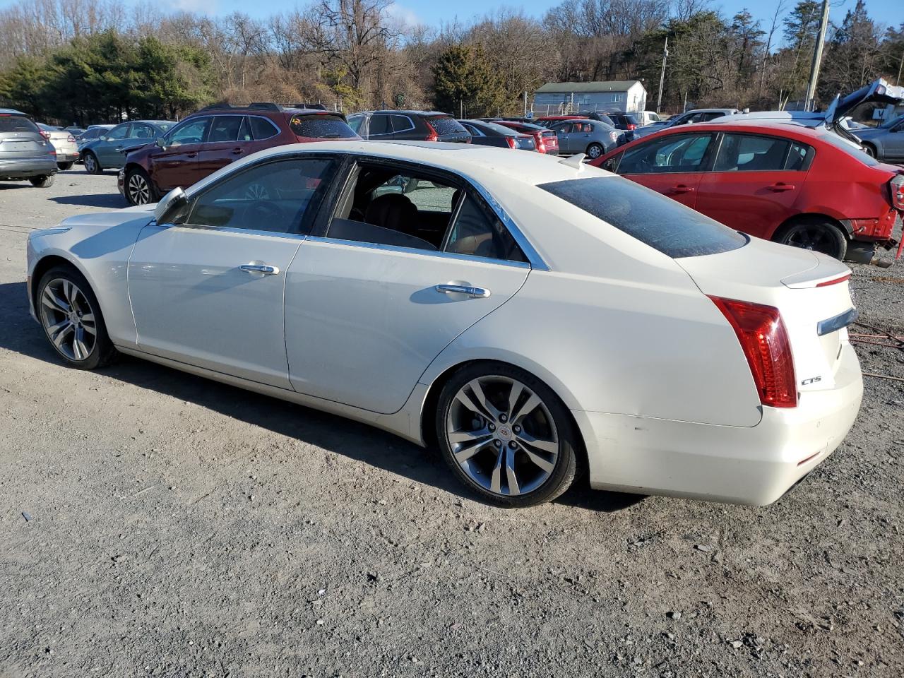 2014 Cadillac CTS VIN 1G6AV5S8XE0185013 Copart auction photo, rear end damage thumbnail 2