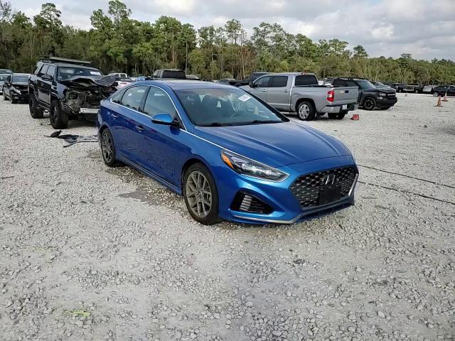 2018 Hyundai Sonata VIN 5NPE34AB3JH680825 Copart auction photo, side damage thumbnail 14