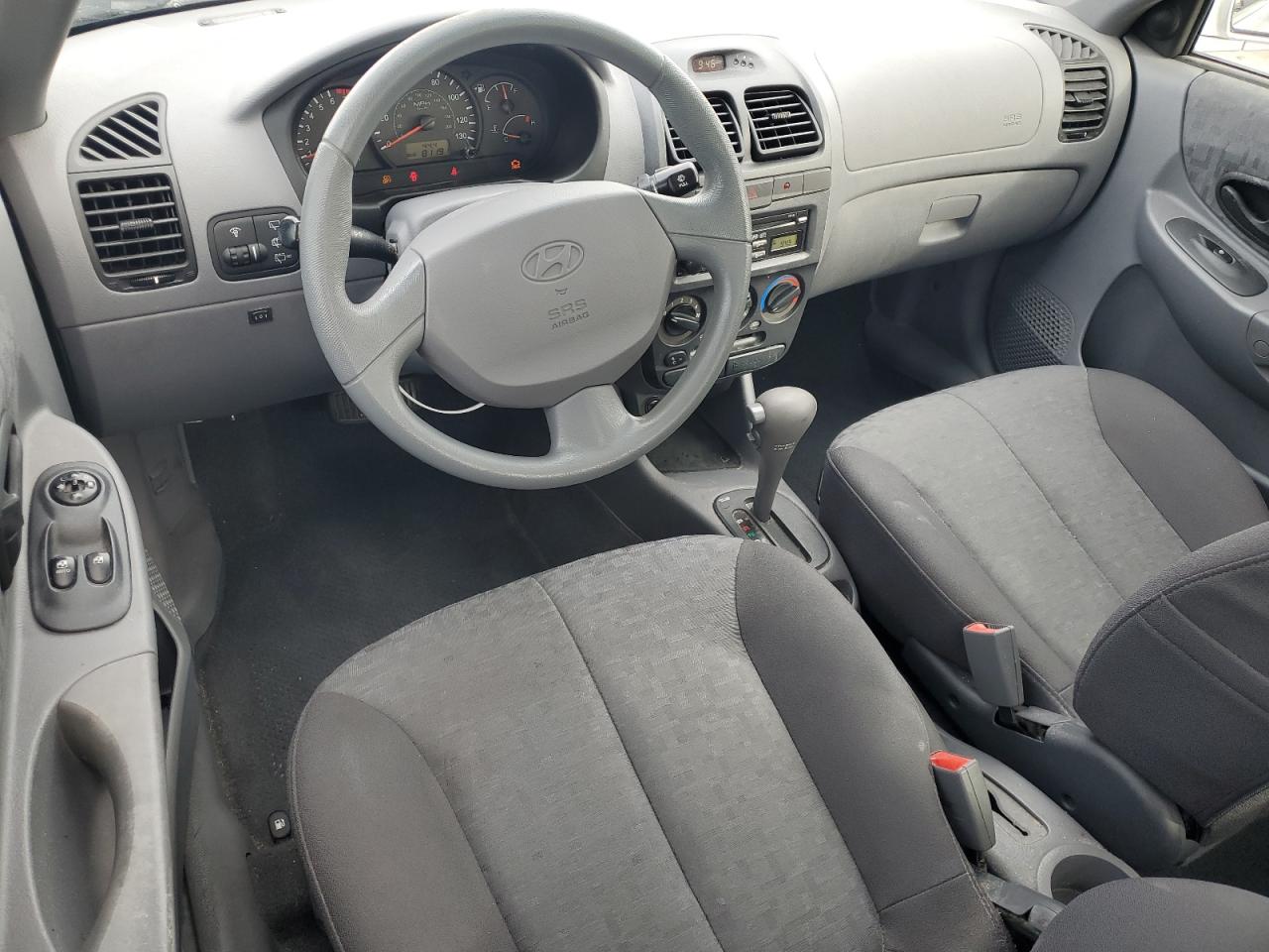 2005 Hyundai Accent VIN KMHCG35C45U329244 Copart auction photo, front end damage thumbnail 8