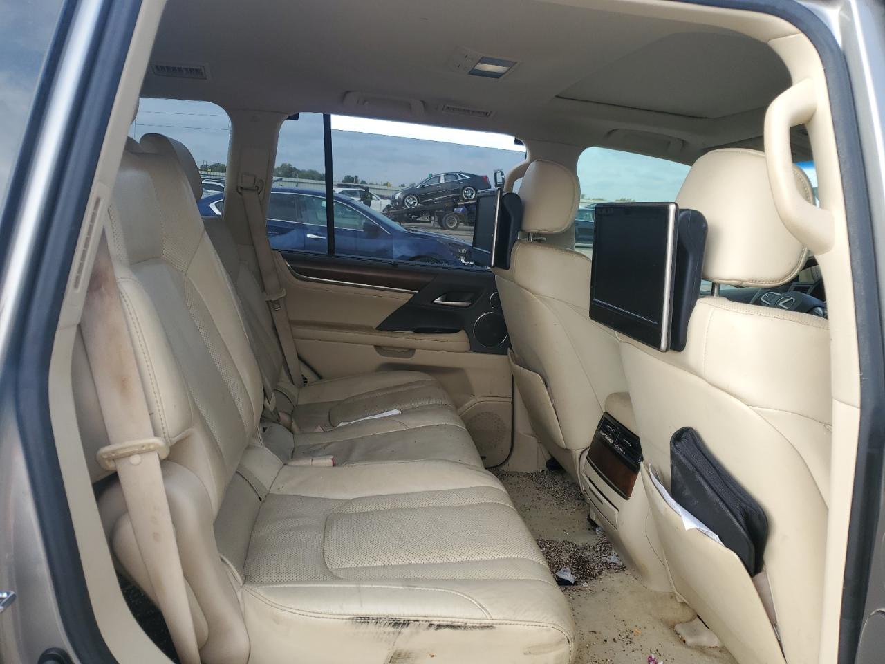 2016 Lexus LX VIN JTJHY7AX7G4203967 Copart auction photo, front end damage thumbnail 11