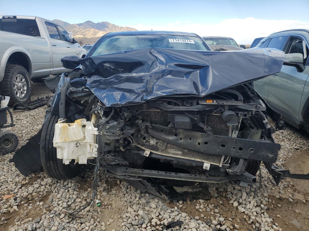 2016 Mazda 3 VIN 3MZBM1L76GM329883 Copart auction photo, front end damage thumbnail 5